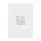 hachitaroのうさぎのネザーランドドワーフと犬のトイプードル Clear File Folder