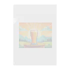 山田綾の夏到来ビールグッズ！Beerで皆で盛り上がろう！ Clear File Folder