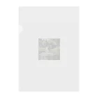 kokin0の水辺を走る犬 dog runnning on the water Clear File Folder