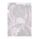 ぴよ♡のピンク髪女の子 Clear File Folder