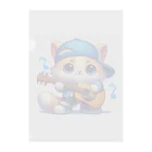 モンピパラダイスのにゃんこ🐱のリズムにノッテ🎵 Clear File Folder