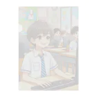 可愛い男の子イラスト販売所　By,keicyanの男の子　中学1年生　パソコン部 Clear File Folder