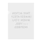 GREATES GROUND kaui design labのインスピレーション！！ Clear File Folder