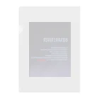 HORIZONのHORIZON BIZARRE RIVER collection  Clear File Folder