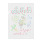 ねこぜや のROBOBO🤖「パオロボ」 Clear File Folder