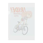 nidan-illustrationの!RIDE! (CARTOON STYLE) Clear File Folder