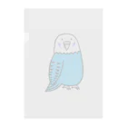 えかきにゃんこのお店♪のセキセイインコ Clear File Folder