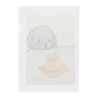 くろぽち屋のペッパーとプリン Clear File Folder