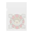 まめるりはことりの感謝感激オカメインコ【まめるりはことり】 Clear File Folder