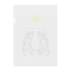 Bo tree teeのNight Fever(gray) Clear File Folder