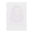 かわいいもののおみせ　いそぎんちゃくの疫病退散ゆめかわアマビエ Clear File Folder