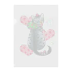 miku'ꜱGallery星猫のいちご大好きにゃんこ Clear File Folder