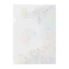 azure designのSave our PLANET　水彩【文字無し】 Clear File Folder