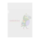 ねこぜや のROBOBO アオボウシインコ Clear File Folder