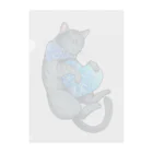 miku'ꜱGallery星猫のロシアン ブルー ハート💙 クリアファイル
