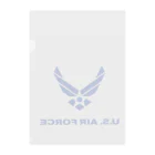 rikunosukeshopのU.S.A.F ロゴ　アイテム Clear File Folder