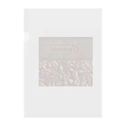 hitosaramonogatari＊shopのcoffeebeans Clear File Folder