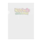 DAN2CE だんだんすのホンキッズTシャツ2列 Clear File Folder