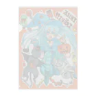 miku'ꜱGallery星猫の⋆⸜🍭trick or treat🍬⸝⋆魔法少女miku with 使い魔にゃんズ Clear File Folder