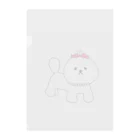 しょうゆごはんのビションフリーゼ リボンでおめかし Clear File Folder