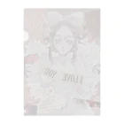 〰️➰わにゃ屋さん➰〰️のsweet lily girl クリアファイル