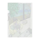 ぜに良/絵仕事受付中の猫のいる生活 Clear File Folder