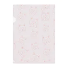 ペットの風ちゃんの柄柄風ちゃんクリアファイル Clear File Folder