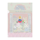 YUMIKITAGISHIのエレベーターはうさぎでギュウギュウ Clear File Folder