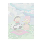 Yukiの黄色いヤツの春風 Clear File Folder