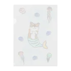 はじやのマーメイドコーギーファイル Clear File Folder