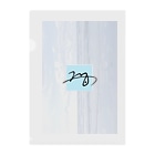 みずいろみずうみの海の見える街 Clear File Folder