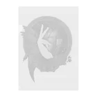 greedyjellyfish の黒蝶 Clear File Folder