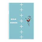 No.9 -number nine- (suzuri支店)のwild nurse シリーズ。Blue Clear File Folder