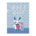 イラスト MONYAAT のCT123 モコモコラビット1号*Lick Lick Lick Clear File Folder