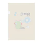 🐸かえるさんと仲間たち🐸の熱中症のかえるさん クリアファイル