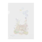 もけけ工房 SUZURI店の花咲かCAT Clear File Folder