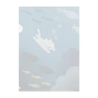 kuchi（口で描く絵）の海の冒険ねこ Clear File Folder
