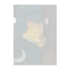 ももと天空のもも☆眠れぬ夜 Clear File Folder