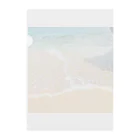 La mer ラ・メールのLa plage de Kudaka ラ・プラージュ・ド・クダカ Clear File Folder