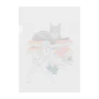 はるさめ商店のきのこねこ Clear File Folder