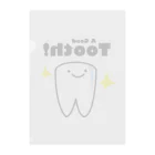 ゴロニャーのダサT屋さんのよい歯の日　トゥース！ #歯科医 に売れています。 Clear File Folder