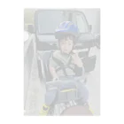 ぺんぎんの自転車で登園 Clear File Folder