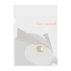 sevenoverlineのhornedowl Clear File Folder