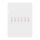 cumincuminの少年とサッカーボール　（カラー6人） Clear File Folder