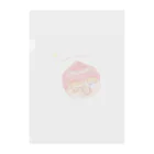 HAPPY FOREST'S  SHOPのsleepy cat Clear File Folder