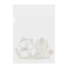 tiMo'sのお悟り猫たちのおやつタイム Clear File Folder