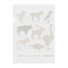 huroshikiの 絶滅動物 Extinct Animal Clear File Folder