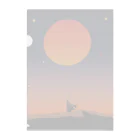 タバスコ精米所SUZURI支部のJourney of seeking truth (Sunrise) Clear File Folder