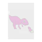 Yas😿🦖🕊のマイアサウラ　恐竜 Clear File Folder