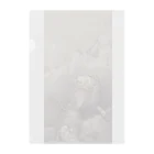 世界の絵画アートグッズの狩野 芳崖 《獅子図》 Clear File Folder
